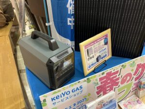 キャンプとポータブル電池