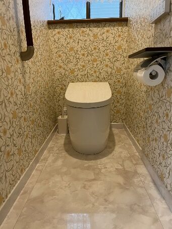 手洗い器のないトイレへリフォームしました 手洗い器のないトイレへリフォームしました